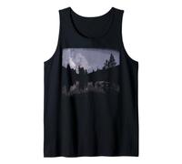 Pine Tree Forest Mountain Life Outdoor Wildlife Tank Top