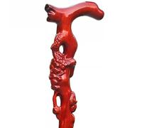 Pine Tree Scarved Walking Cane for Elderly, Hand-Carved Mobility with Wrist Strap,Omic Grip, Load Bea150Kg/330.7Lbs