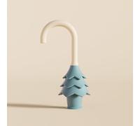 Pine Tree Silicone Door Stopper, Anti Slam Finger Protection Guard for Household Safety