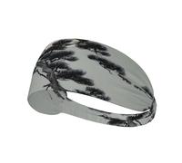 Pine tree under the moon Elastic Exercise Headband Light Comfort Absorb Sweat Breathable for Outdoor Sports Wearing