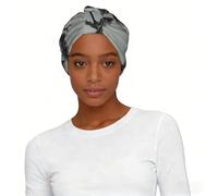 Pine tree under the moon Elastic Headscarf Hat - Soft Breathable Polyester Turban Non Slip Sleep Cap for Daily Use