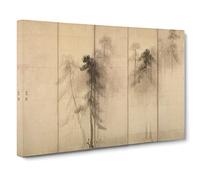 Pine Trees By Hasegawa Tohaku Canvas Print | Gallery Wrapped 30mm Frame Wall Art | 30x20 inches | Ready to Hang | Asian Landscape Picture | Living Room Bedroom Lounge Office