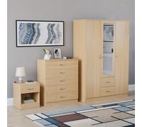 (Pine) Vida Designs Riano 3 Piece Bedroom Set 15
