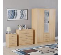 (Pine) Vida Designs Riano 3 Piece Bedroom Set 18