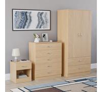 (Pine) Vida Designs Riano 3 Piece Bedroom Set 3