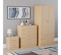 (Pine) Vida Designs Riano 3 Piece Bedroom Set 5