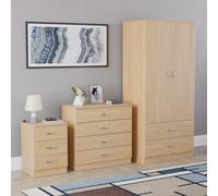 (Pine) Vida Designs Riano 3 Piece Bedroom Set 6