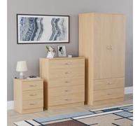 (Pine) Vida Designs Riano 3 Piece Bedroom Set 7