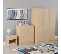 (Pine) Vida Designs Riano 3 Piece Bedroom Set 9