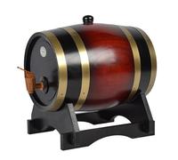 Pine Wine Barrel - 1.5L and 3L Wooden Wine Cask, Oak Aging Barrel, Decorative Cellar Keg | Artisan Handcrafted Design, Natural Taste Preservation for Cellar Bar Restaurant Use