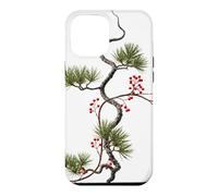 Pine with Red Berries - Zen Nature Design Case for iPhone 12 Pro Max