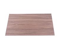 Pine Wood Bark Dollhouse Flooring, Miniature Floorboard for 1:12 Scale Doll House Decoration, Coffee Brown Wooden Floor Sheet with Grain, Easy to Cut and Install for Living