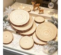 Pine Wood Discs 5-14cm Smooth Sanded Craft Supply(7-8cm*1cm)