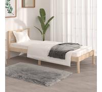 Solid Wood Pine Bed Frame Platform Bedstead Multi Colours Multi Sizes