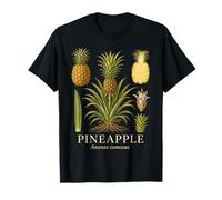 Pineapple Ananas comosus Tropical Bromeliad Study T-Shirt