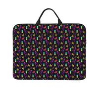 Pineapple Banana Flamingo Print 14in Laptop Case Sleeve Shockproof Portable Notebook Computer Cover Protector Bag
