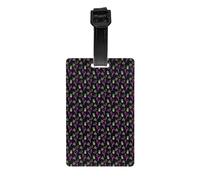 Pineapple Banana Flamingo Print Luggage Tag Suitcases Identification Labels Set Travel Bag Backpack Suitcase Tags