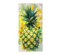 Pineapple Beach towel, Beach Towel for Adults 100x200cm, Microfibre Bath Towels Compact Lightweight, Travel Towels Quick Dry Sand Free for Adults Women Beaches Essentials Accessories Vacation -1137