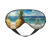 Pineapple by The Sea Eye Mask for Sleeping, Sleeping Mask Blocking Out Light Perfectly for Women and Men, Soft and Comfortable Blindfold for Travelling