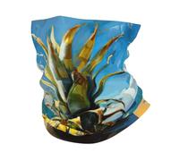 Pineapple By The Sea Print Headband Neck Gaiter Head Wrap Headwear