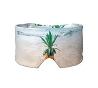 Pineapple by The Sea Print Print Soft Eye and Ear Muffs for Adults Sleeping Protection Cover for Travel Nap Relief