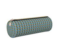 Pineapple by The Sea Print Triangle Pencil Case Large-Capacity Stationery Organizer Stylish Pens Pouch