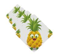 Pineapple Car Air Freshener Cards for Women Men 4 Pack Cute Car Accessories Long Lasting Scent Car Diffuser Hanging Auto Aromatherapy Tablets Car Fresheners Gifts