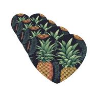 Pineapple Car Air Freshener Cards for Women Men 4 Pack Cute Car Accessories Long Lasting Scent Car Diffuser Hanging Auto Aromatherapy Tablets Car Fresheners Gifts