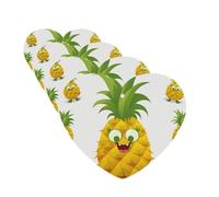 Pineapple Car Air Freshener Cards for Women Men 4 Pack Cute Car Accessories Long Lasting Scent Car Diffuser Hanging Auto Aromatherapy Tablets Car Fresheners Gifts