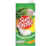 Pineapple & Coconut Juice Drink 6 x 1 Litre Cartons Bulk Pack | Refreshing Tropical Blend Beverage | Perfect for Mocktails, Mixers, Parties & Family Sharing