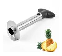 Pineapple Corer and Slicer Stainless Steel Fruit Cutter with Non-Slip Handle Peeler Wedger & Eye Remover Easy-to-Clean Ideal for Home Kitchen Restaurant & Party Use