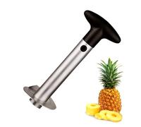 Pineapple Corer Slicer and Peeler Stainless Steel Heavy Duty Diced Slicer with Sharp Blade Easy Use Pineapple Rings Slice Cutter Perfect for Home Restaurant Kitchens Fruit Cutting Tool (1pc)