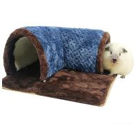 Pineapple Corner Tunnel Bed - Small Pet Soft Cotton Mat for Hamster, Guinea Pig, Sugar Glider, Rabbit
