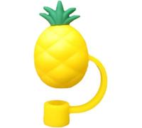 Pineapple Cover for Stanley Cup, 8mm Silicone Covers Cap for Stanley Cup Accessories, Cap Stopper for Reusable Straws Tip Lids, Cute Straw Topper for Tumblers