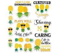 Pineapple Cruise Door Magnets Decorations, 13 Pcs Upside Down Pineapple Cruise Magnets, Cruising Must Haves Funny Magnetic Door Signs for Ship Cabin Stateroom Decor