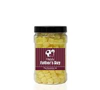 Pineapple Cubes 1.2kg Small Sweet Jar - A Personalised Gift Jar Filled with Your Favourite Retro Sweets! (Happy Father’s Day)