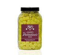 Pineapple Cubes 2.6kg Large Sweet Jar - A Personalised Gift Jar Filled with Your Favourite Retro Sweets! (Happy Valentine’s Day)