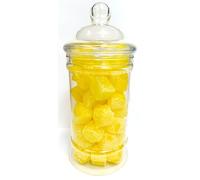 Pineapple Cubes Sweets Gift Jar by Dolci Di Lechlade Classic British Retro Traditional Sweet Shop Candy Hard Boiled Chewy Centred