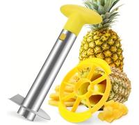 Pineapple Cutter Slicer and Corer-Fruit Cutter Slicer,Diced Stainless Steel Fruit Corer Rings Cutting Wedge Knife for Pineapple Rings Cutter