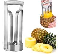 Pineapple Cutter,Stainless Steel Pineapple Cutter Corer,Thicker Blade Peeler Premium Pineapple Cutter Corer Fruit Slicer Kitchen Tool
