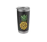 Pineapple Duck Tropical Fruit Vacation Duck Lover Stainless Steel Insulated Tumbler