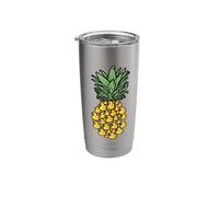 Pineapple Duck Tropical Fruit Vacation Duck Lover Stainless Steel Insulated Tumbler