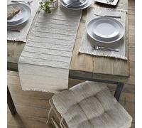 Pineapple Elephant Florin Table Runner Natural