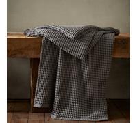 Pineapple Elephant Jaipur Chunky Waffle Cotton 150X200Cm Blanket Throw Grey