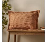 Pineapple Elephant Jaipur Chunky Waffle Cotton 30X50Cm Cushion Caramel