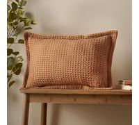 Pineapple Elephant Jaipur Chunky Waffle Cotton 30x50cm Cushion Caramel