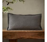 Pineapple Elephant Jaipur Chunky Waffle Cotton 30x50cm Cushion Grey