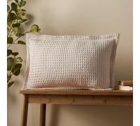Pineapple Elephant Jaipur Chunky Waffle Cotton 30x50cm Cushion Natural