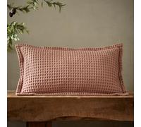 Pineapple Elephant Jaipur Chunky Waffle Cotton 30x50cm Cushion Pink