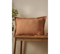 Pineapple Elephant Jaipur Chunky Waffle Cotton 30x50cm Cushion Caramel